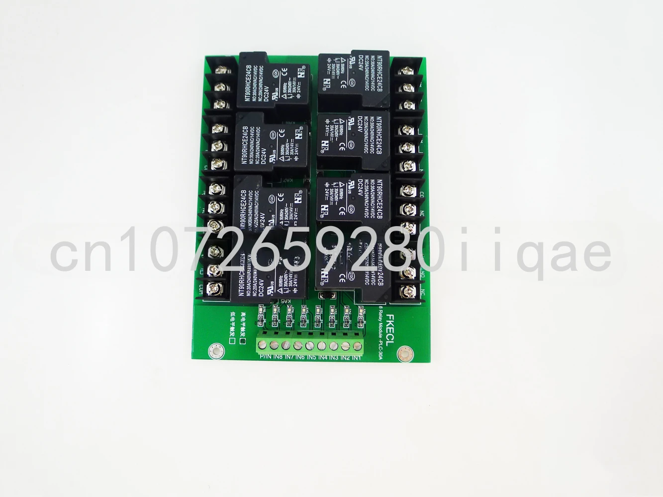 

8-way Relay Module/switch Trigger/PLC Power Output Amplification/with LED Indication/30A High Power