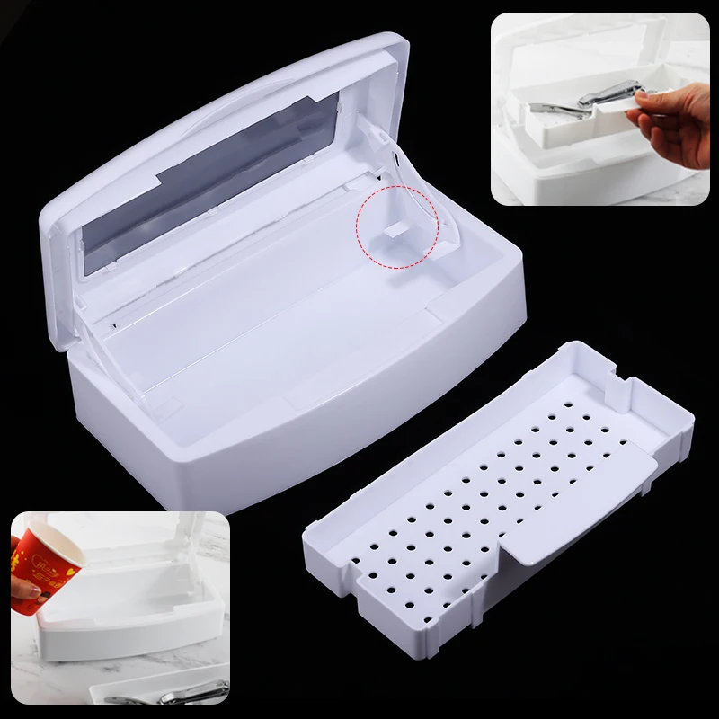 

Дезинфекционный стерилизатор для ногтей ANGNYA Pro, стальной металлический кусачок, пинцет, оборудование, инструменты для хранения