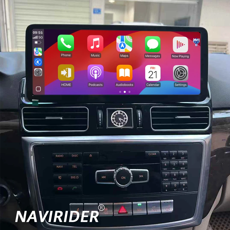 

12,3-дюймовый 2400*960 автомобильный видео для Mercedes Benz ML GL Gle GLS W166 2012-2018 плеер GPS Android Carplay мультимедийный экран радио