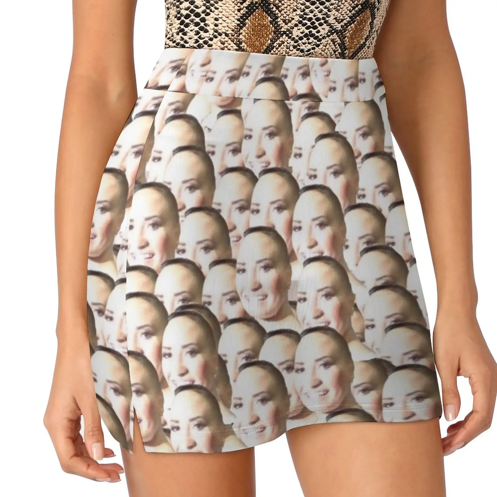 Женская летняя юбка-шорты