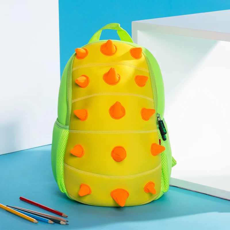 Классный водонепроницаемый рюкзак для девочек, детский школьный ранец с динозавром, 3D рисунком животных из мультфильмов, подарок