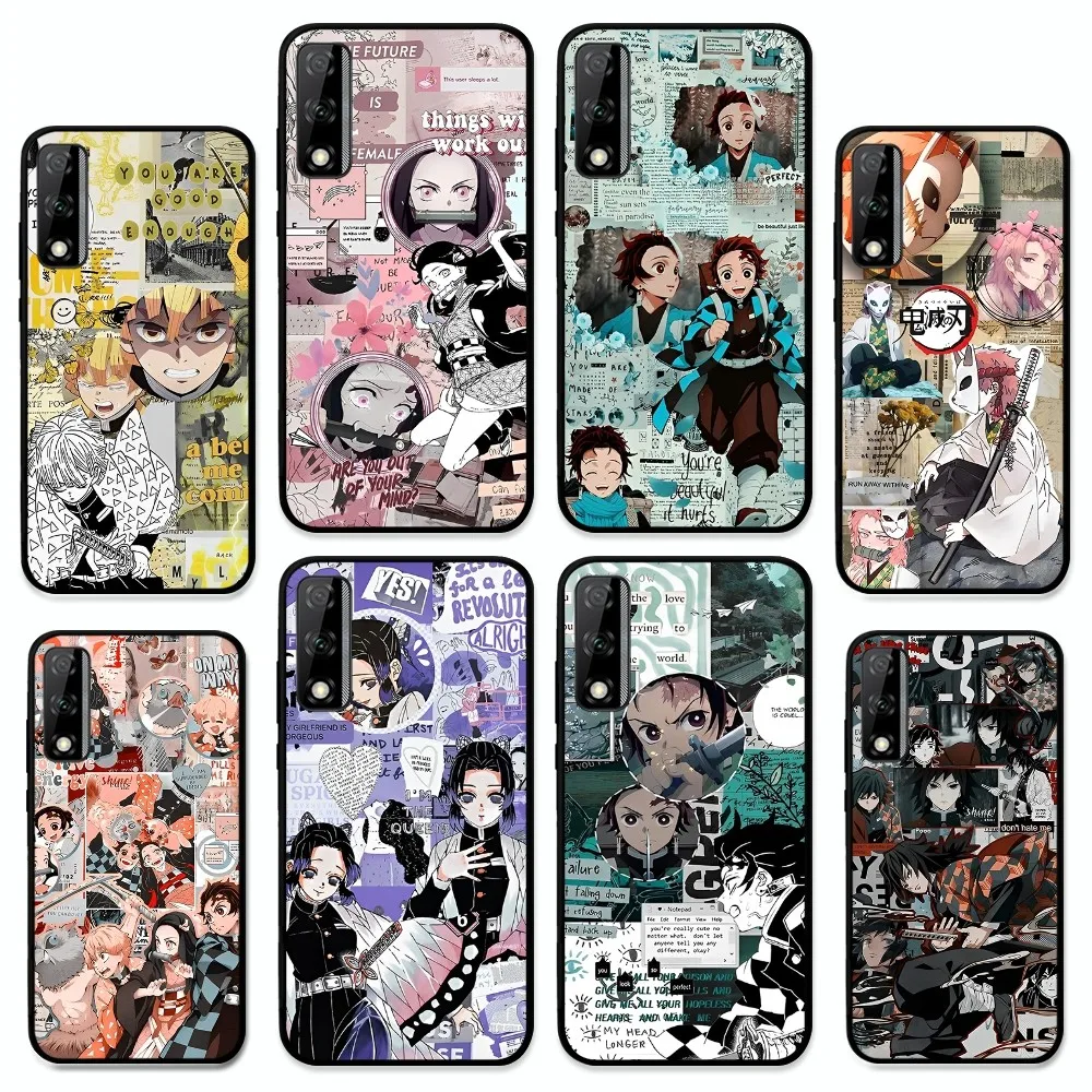 

Demon Slayer Anime Phone Case For Huawei Y9 6 7 5 Prime Enjoy 7s 7 8 plus 7a 9e 9plus 8E Lite Psmart Shell