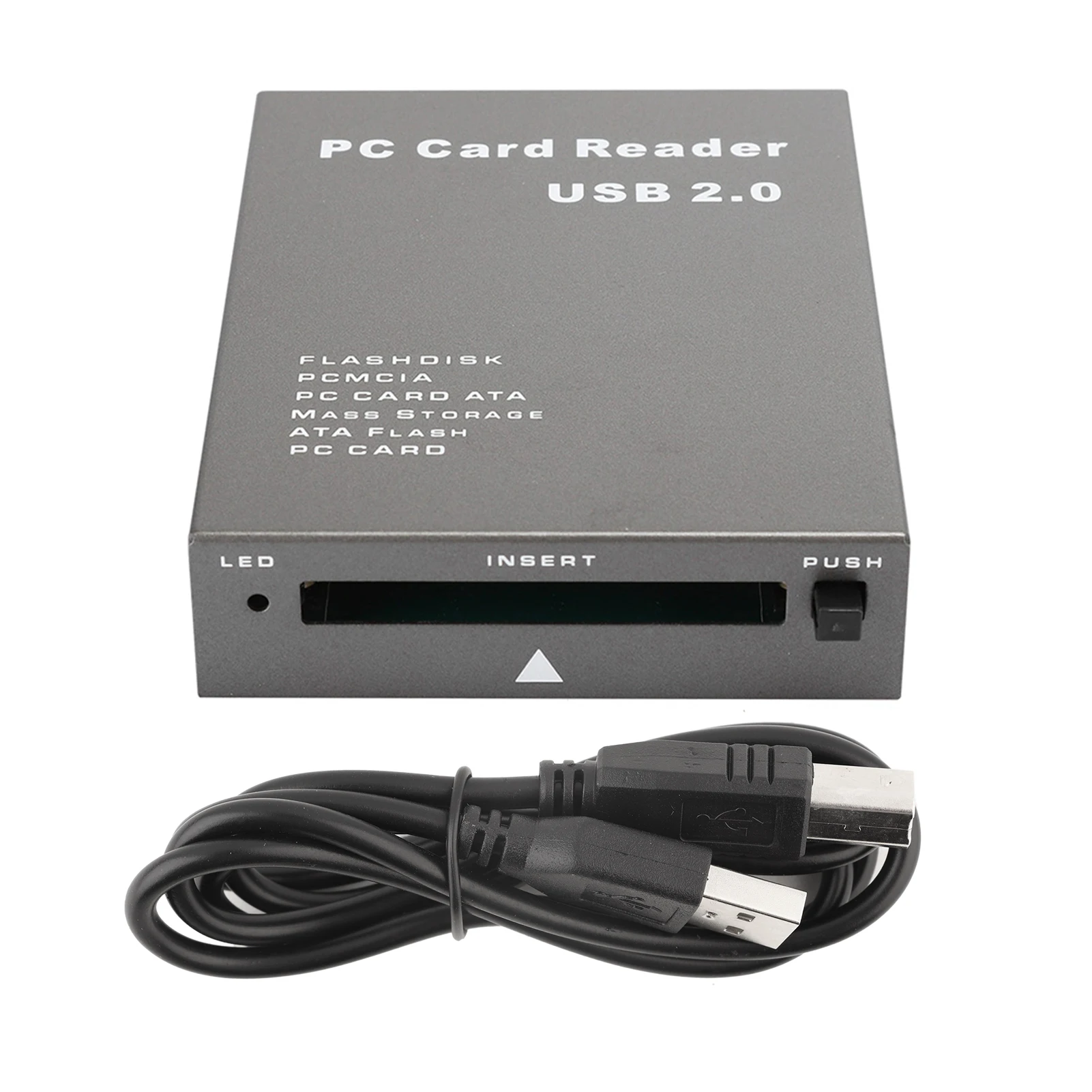 

USB2.0 to PC ATA Flash Memory Card Reader Plug and Play Adapter for PC Computer