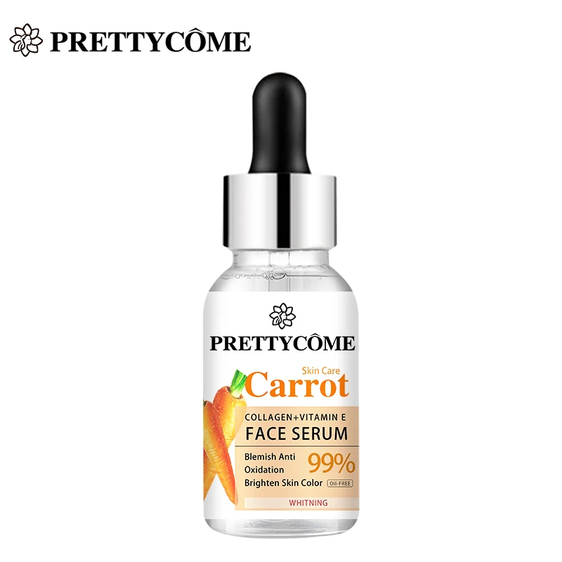 

50ML Dark Spot Corrector Whitening Serum Face Bleaching Serum Brighten Blemish Freckle Remover Natural Carrot Korea Skin Care