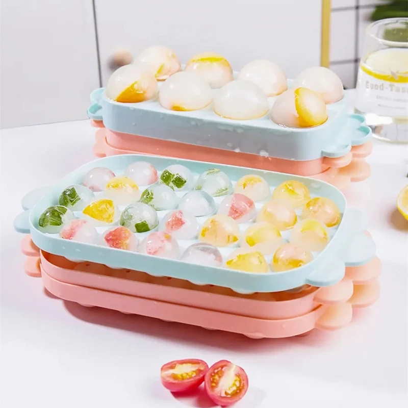 

Кубики льда с полостью 8/26, пластиковые формы для льда, лоток для льда, круглая ледяная решетка для виски, коктейля, «сделай сам», кухонный гад...