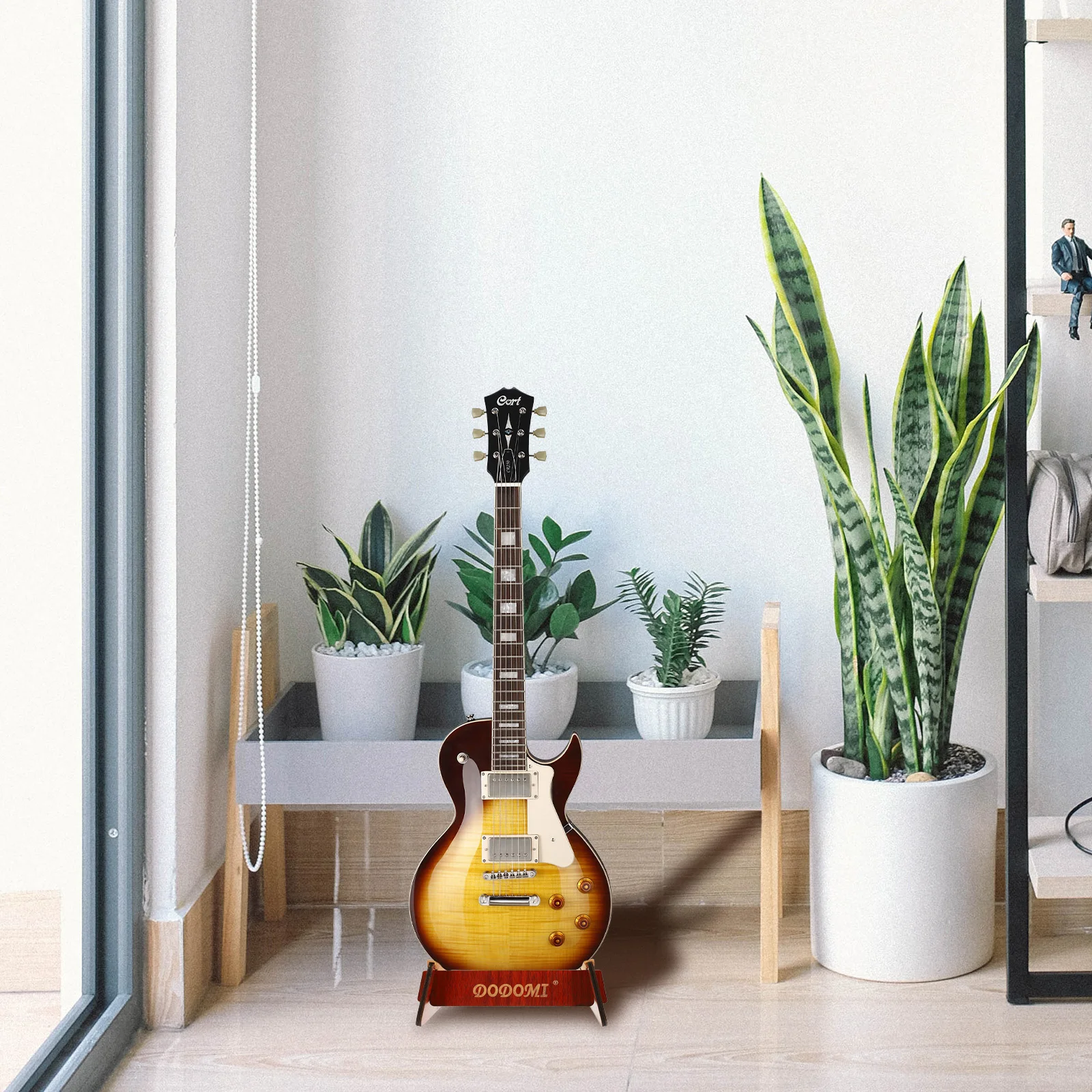 Подставка для гитары деревянная портативная опора электрическая классическая