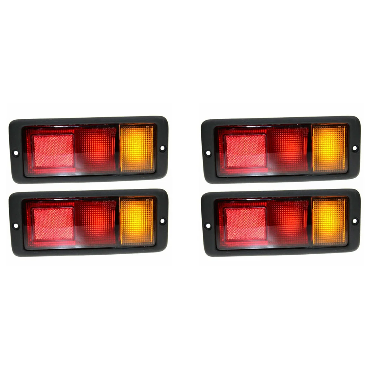 

4Pcs Rear Tail Light Bumper Daytime Running Driving Lamps for Mitsubishi Shogun Pajero 1992-1999