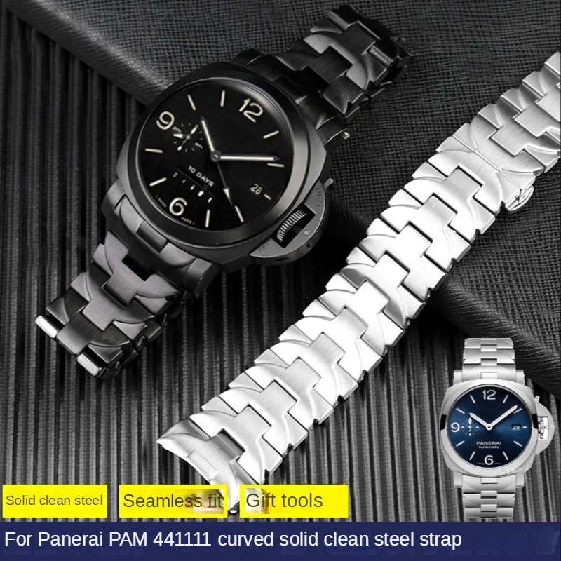 

Браслет из нержавеющей стали для Panerai Pam441, 111, 22 мм, 24 мм