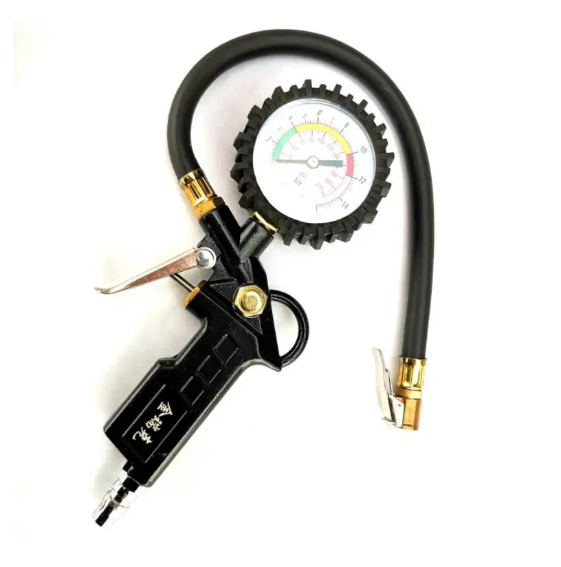 Auto Tire Pressure Gauge Pressure Gun Type For Air Compressor for Car Motorcycle SUV Inflator Pumps Tire Repair Tools Parts