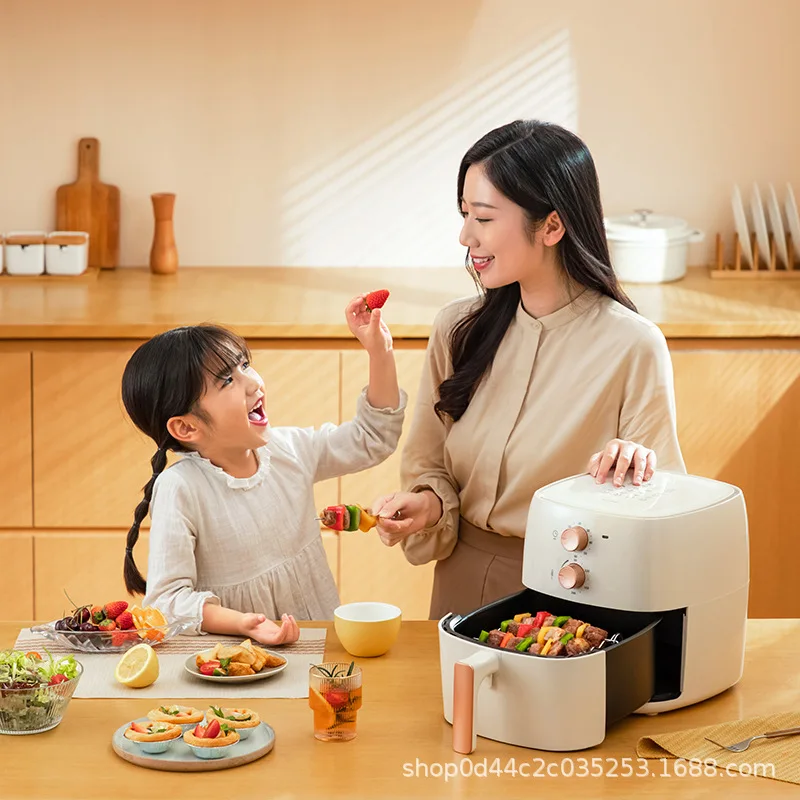 Электрическая фритюрница без масла BJM 6L электрическая с окошком и сенсорным