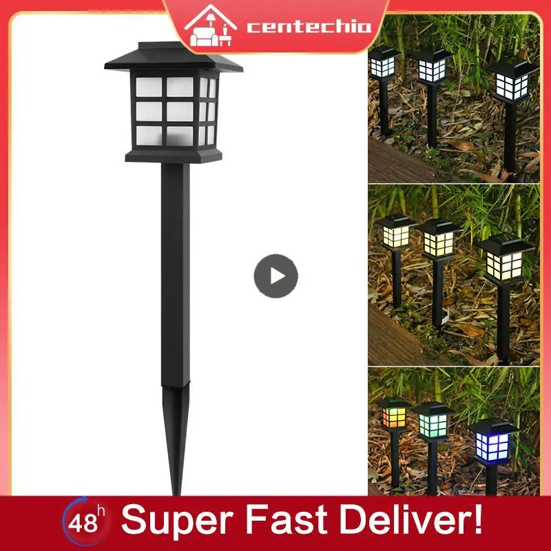 

New Solar Light Outdoor Waterproof Night Lamp Solar House Lawn Lights Garden Decor Light Landscape Patio Yard Walkway Light