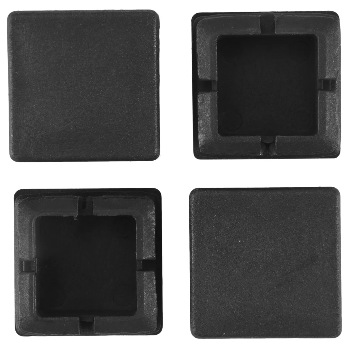 200 шт. 1 дюйм. Квадратная трубка заглушка пластиковые заглушки для труб колпачок