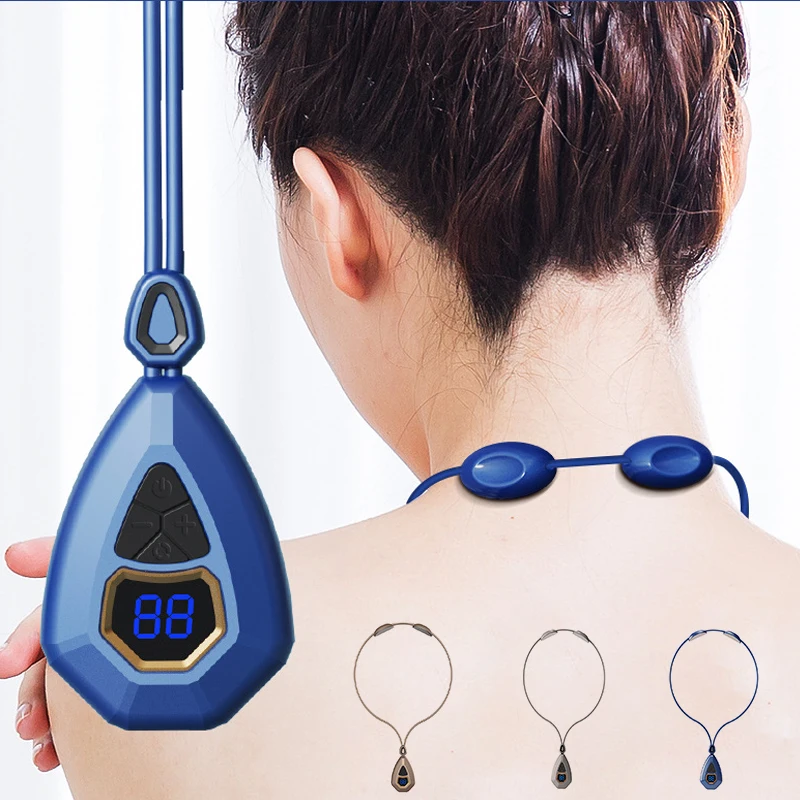 

Electric Body Neck Massager Portable Pendant Muscle Stimulator Cervical Spine Masager Health Care Tools masajeador cervical