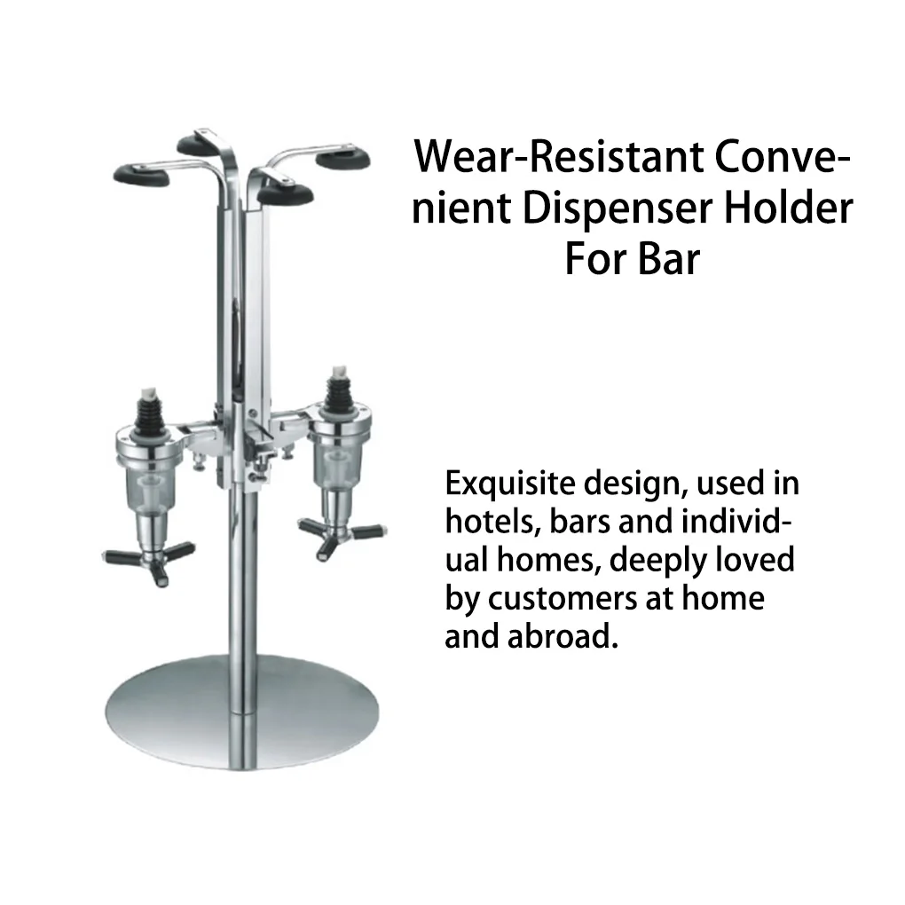 

Wine Dispenser Rotatable Beverage Utensil Cocktail Stand Alloy Vertical Holder Bracket Housheold Hotel Bar Tools