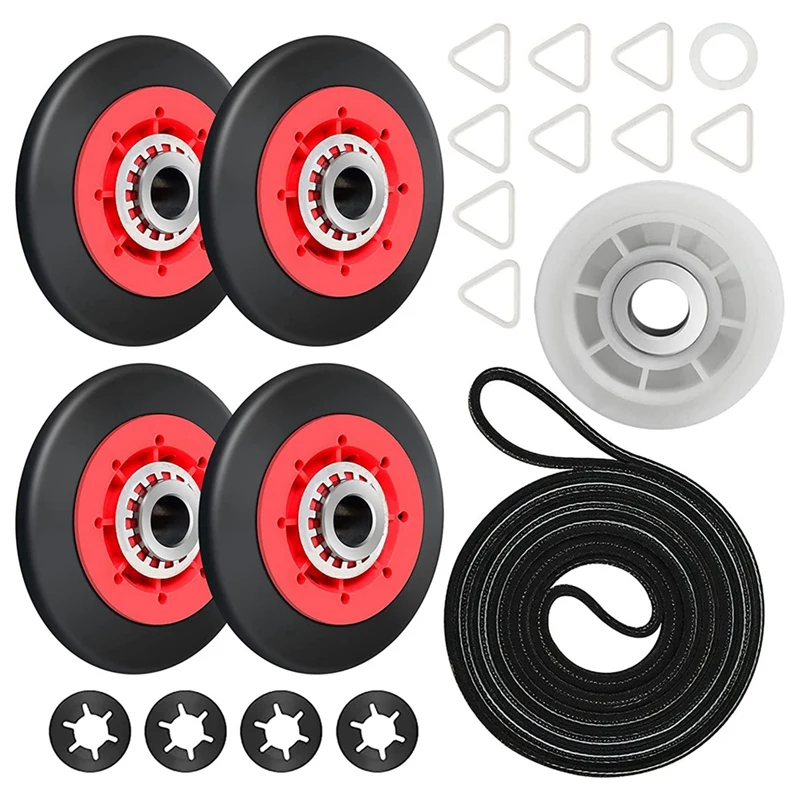 

4392067 WPW10314173 Drum Roller Dryer Drum Roller Dryer Repair Kit Replacement Parts For Whirlpool, Maytag, Kenmore Dryer