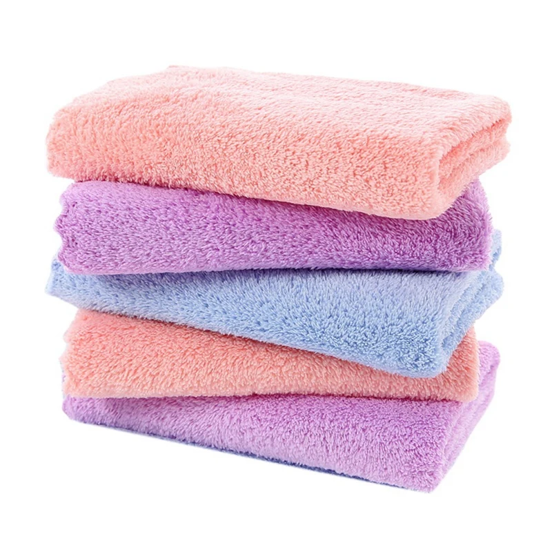 

Практичное полотенце из кораллового бархата высокой плотности, длинное бархатное полотенце из плотного кружева 35x75, впитывающее полотенце ...