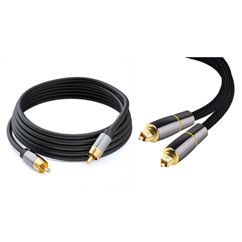

Оптический аудиокабель Toslink HIFI 5,1 Digital SPDIF, 1 шт., 1 м и 1 шт., цифровой аудиокоаксиальный кабель HIFI