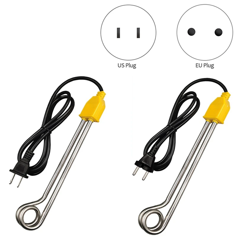 

1000W Mini Water Heater Immersion Electric Water Heated Boiler Kitchen Bathroom Swimming Pool Water Heater