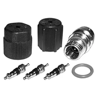 1set universal ac ac system cap valve cores seal kit auto air conditioner system repair accessories