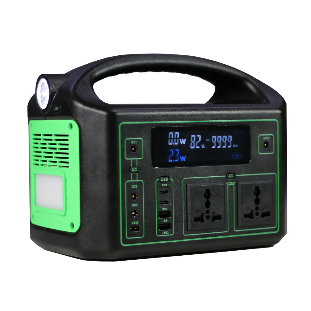 

Consumer Electronics 300W 500W110V AC Power Supplies Emergency Power Bank Station Solar Battery Generator DC 12V 24V