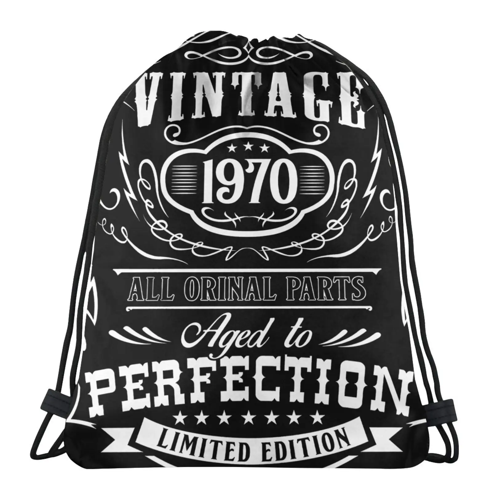 

50Th Birthday 50 Years Old Born Bag Bag Bag Women Drawstring Bags Drawing Bags Backpack With Cord Shoe Backpack Women Backpack