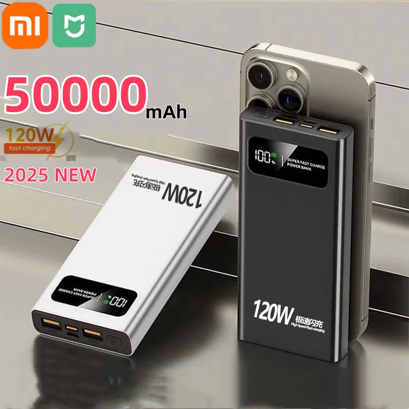 Xiaomi 120W 200000 mAh Power Bank Супер быстрая зарядка аккумулятора PowerBank с цифровым дисплеем