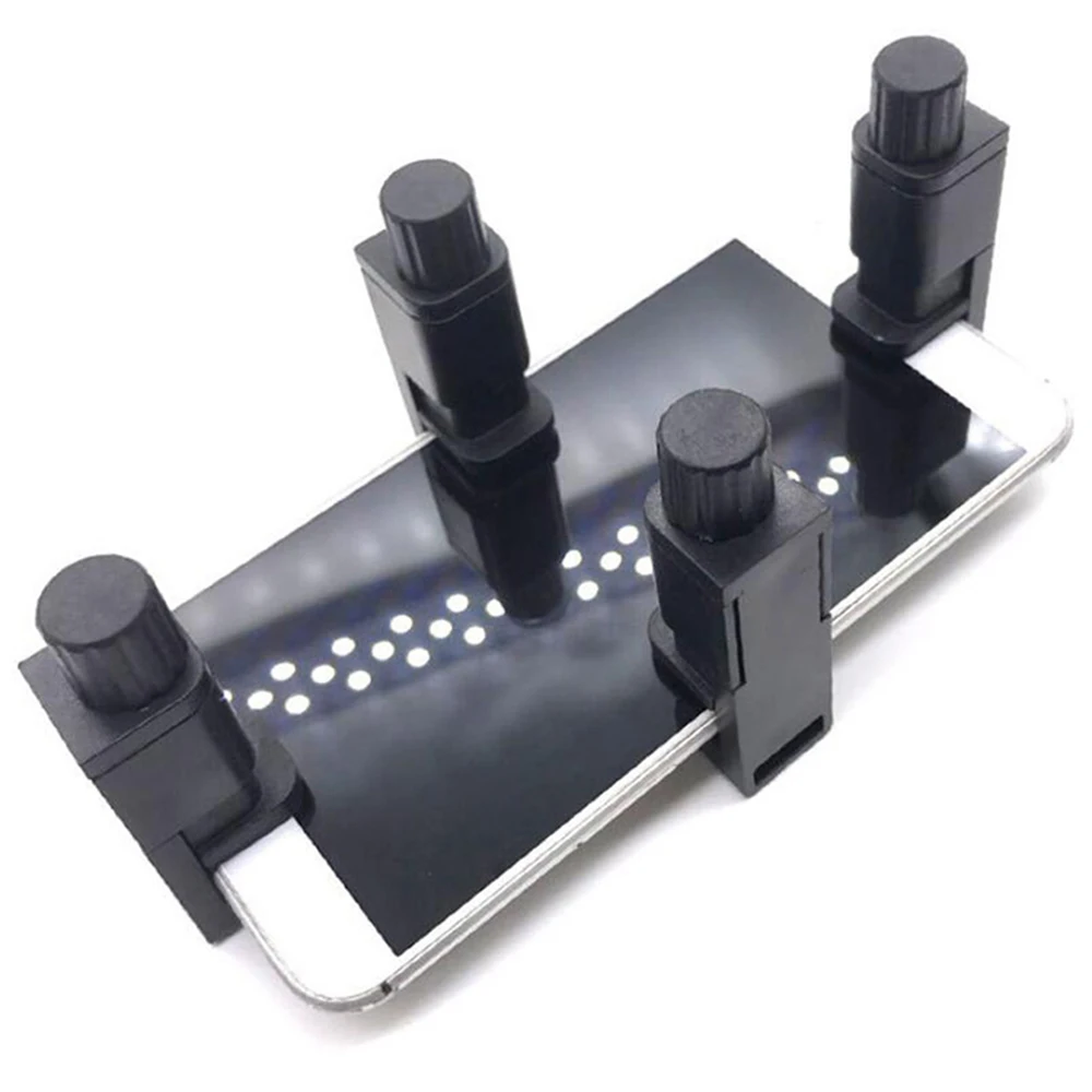 

Tablet Fastening Adjustable Smartphone For Holder Clamp Mobile Tool Screen Display Phone Fixture Clip 1/4pc Repair Universal