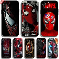 spiderman marvel for xiaomi mi 11 11 lite 5g phone case soft silicon coque cover black funda thor comics captain america