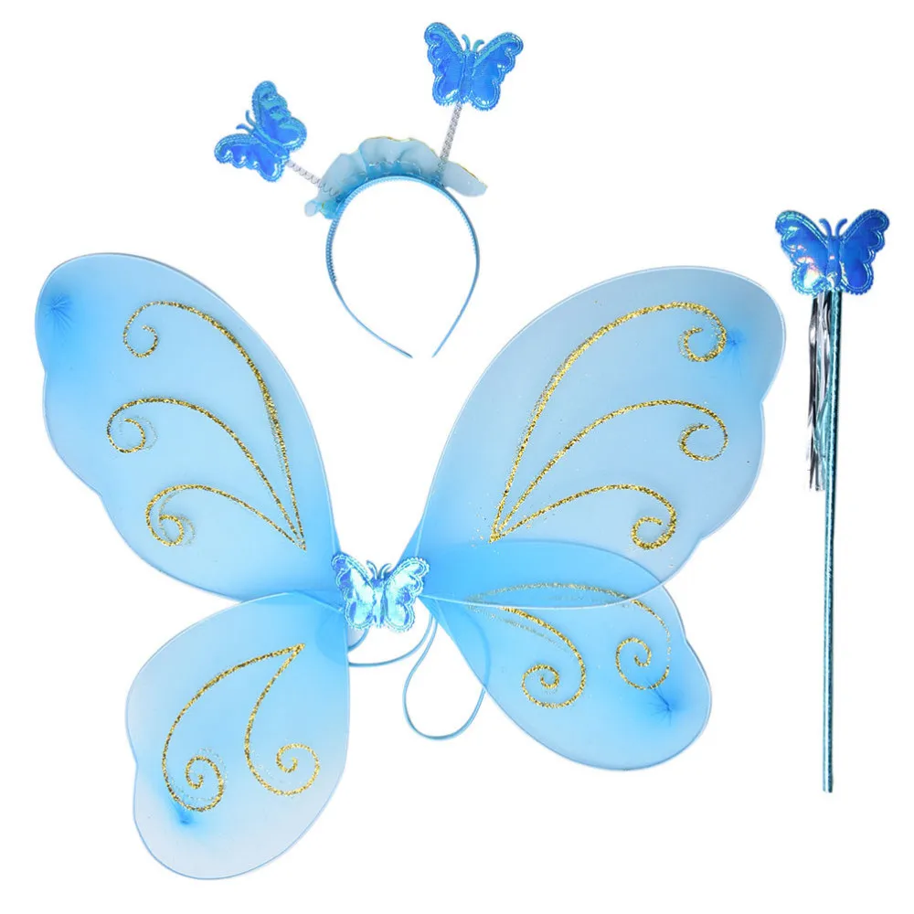 

Бабочка крыла Корона палочка синий цвет