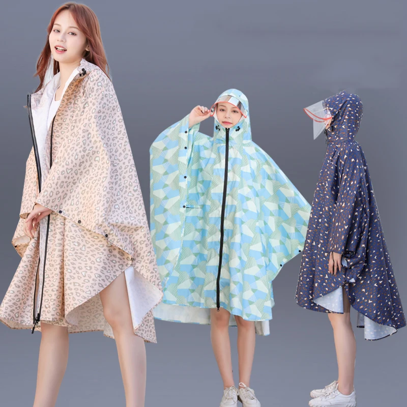 

Tourist Womens Raincoat Motorcycle Overcoat Girls Waterproof Raincoat Poncho Camping Supplies Overalls Chubasquero Rain Clothes