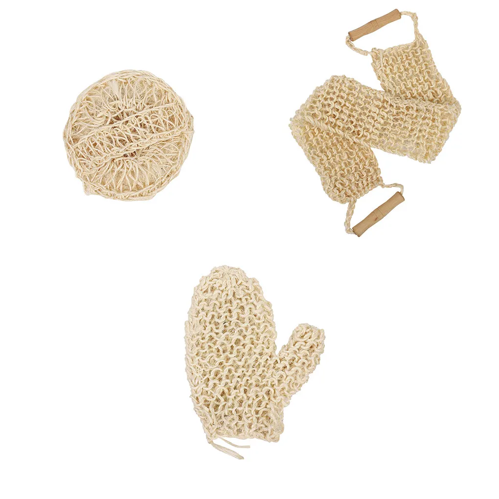 

3 Pieces/Set Bathing Glove Shower Exfoliating Ball
