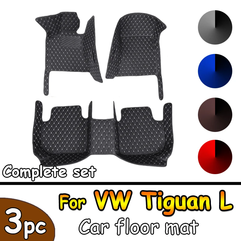 

Car Floor Mats For Volkswagen VW Tiguan L 2017-2022 20018 2019 2020 2021 Custom Auto Foot Pads Automobile Carpet Cover interior