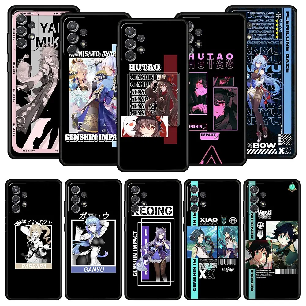 

Genshin Impact Kazuha Phone Case For Samsung Galaxy A51 A71 A21S A12 A11 A31 A41 A03s A52 A32 A22 A13 A23 A33 A53 A73 5G Cover
