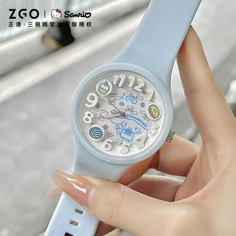 ZGO Sanrio Cinnamoroll Joint водонепроницаемые спортивные часы для девочек подарки на день