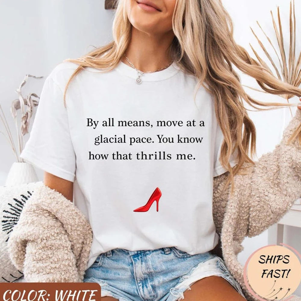 Фото Футболка Glacial Pace с принтом «Devil Wears Quote», футболка Glacial Pace That's All, рубашки Miranda Laby Boss, модная винтажная футболка №1