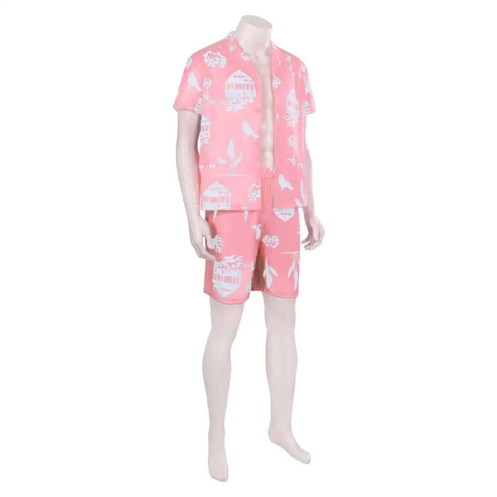 Костюм для косплея Кена мужская летняя пляжная одежда из фильма барбэй рубашка и