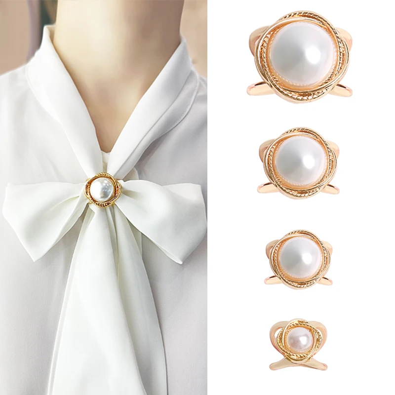 

Fashionable High-End Atmospheric Multi-Functional Large Pearl Scarf Buckle Jewelry Brooch