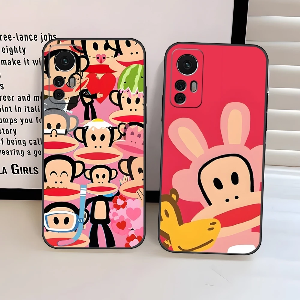 P-Paul F-Frank Phone Case For Xiaomi 14 13 12 11T Lite Ultra Redmi Note 10 Pro POCO F4 F5 X5 Back Cover
