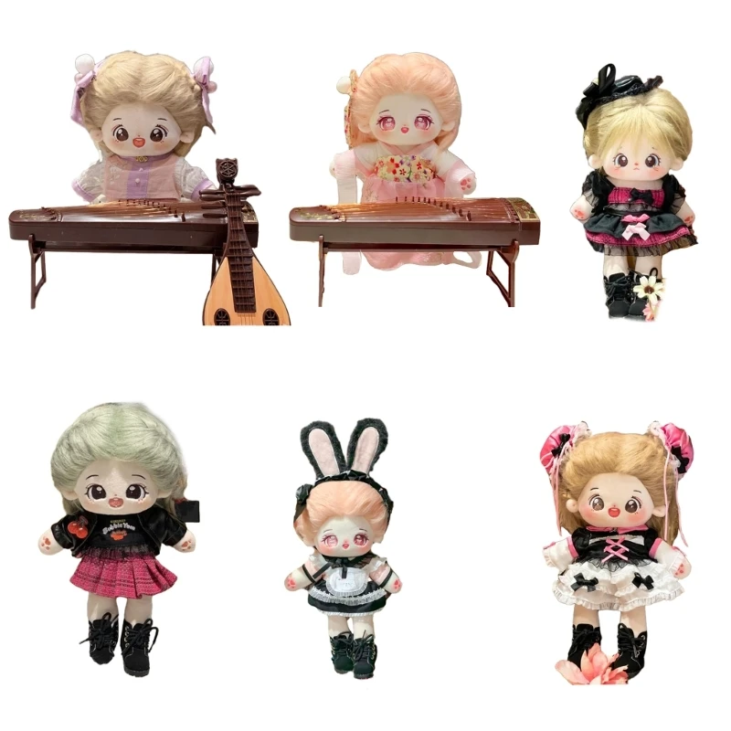 

HUYU 10-дюймовая модная плюшевая кукла-идол-звезда, жизнь как тряпичная кукла с волосами DIY, кукла ручной работы, Коллекционная