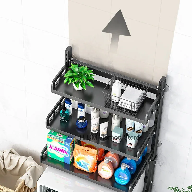 Регулируемая полка для стиральной машины шкафы хранения туалета в ванной
