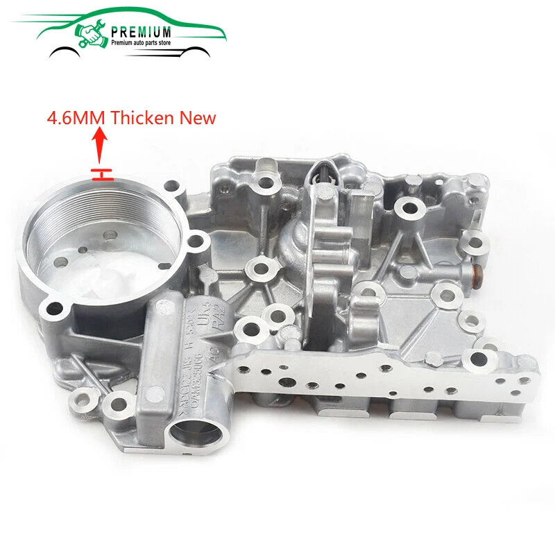 НОВЫЙ утолщенный корпус клапана 4,6 мм 0AM DQ200 DSG7, корпус аккумулятора, масляная пластина, подходит для VW Audi A3 0AM 325066 AC 0AM 325066 C 0AM 325066 Р