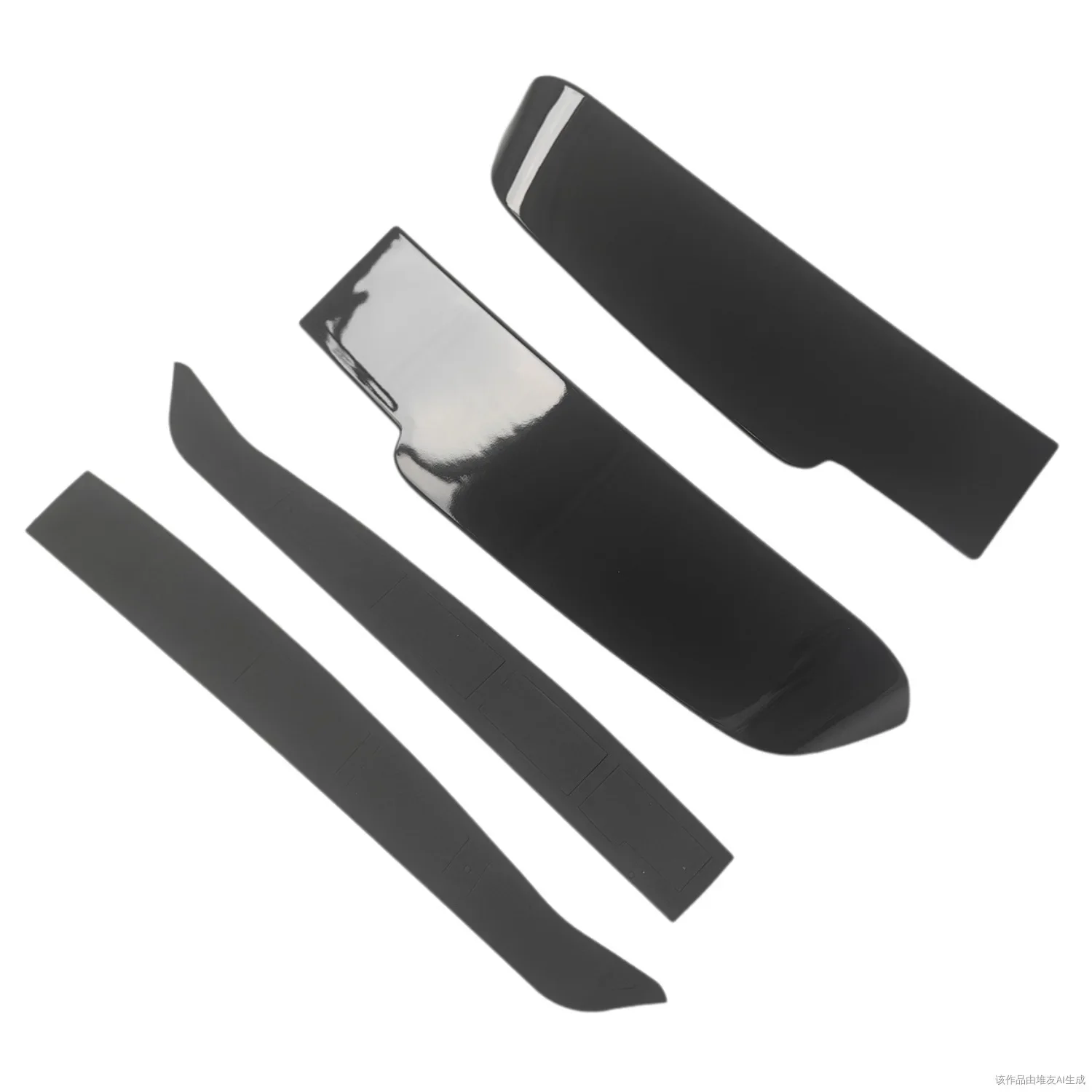 Для VW T5 T5.1 T6 T6.1 2008-2021 Автомобильный спойлер с двойной дверью глянцевый черный