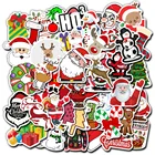 103050 шт. красочные рождественские наклейки Санта-Клаус Снеговик Рождественская елка ноутбук скейтборд очень тонкие новогодние подарки