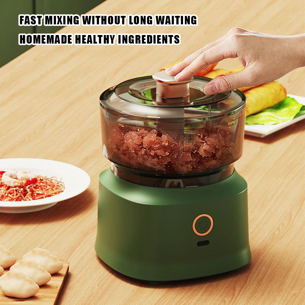 

Electric Garlic Masher Crusher 350ml Mini Kitchen Food Chopper Meat Grinder Vegetable Cutter Wireless Automatic Food Processor