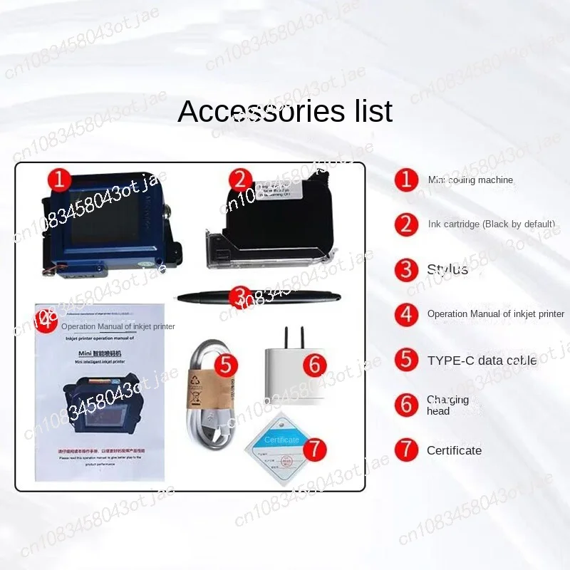 Полностью автоматическая ручная машина для кодирования Струйный принтер Дата