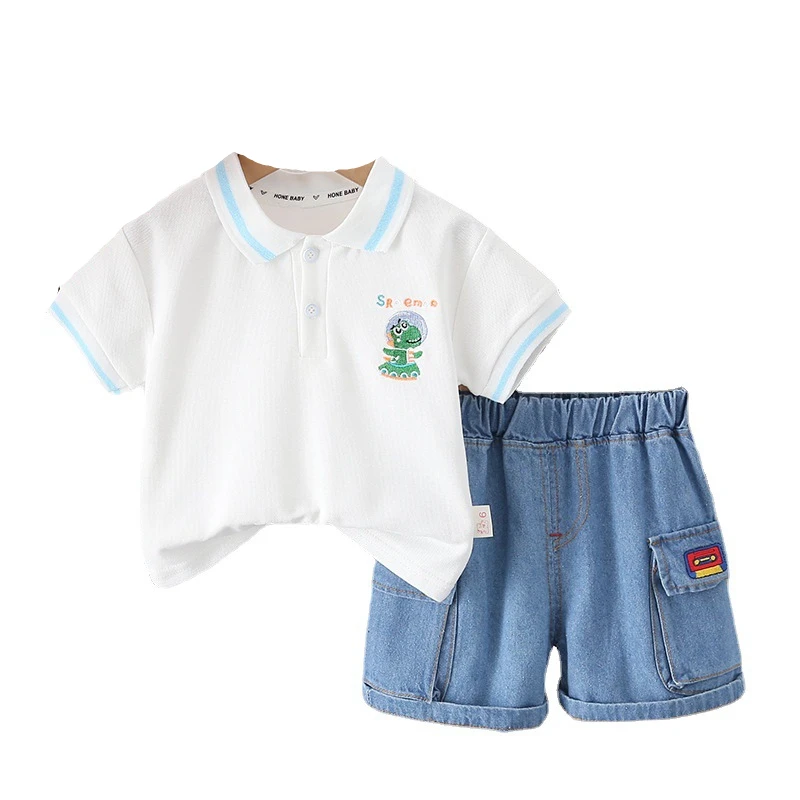 

New Summer Baby Clothes Suit Children Boys Girls Casual T-Shirt Shorts 2Pcs/Sets Infant Outfits Toddler Costume Kids Sportswear