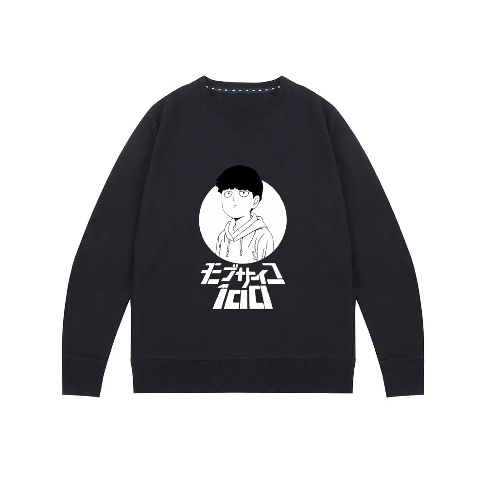 

Mob Psycho 100 Clothes Men Women High Quality Manga Personality Print Sweatshirt Shigeo Kageyama Playing A Game Anime Pullover