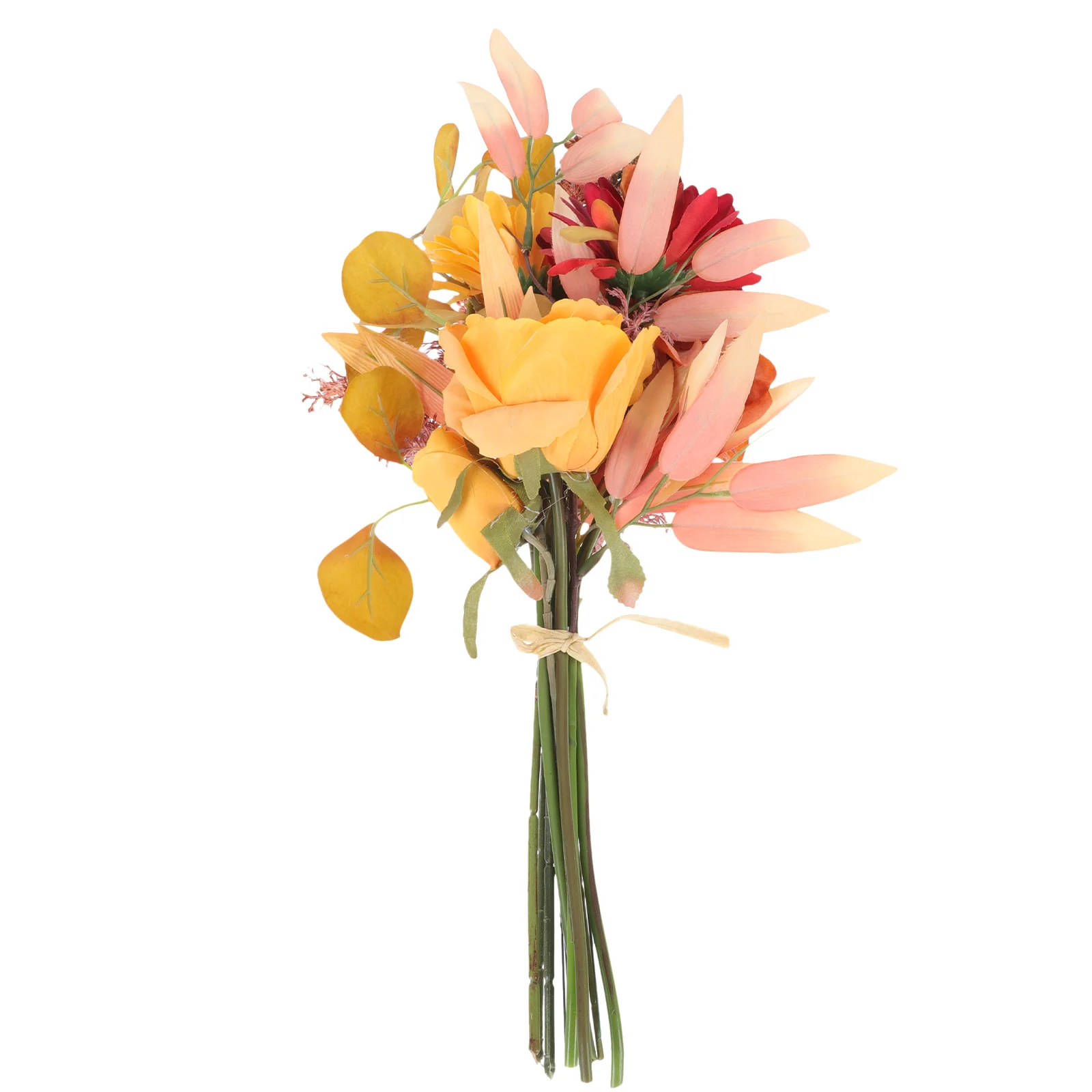 

Artificial Autumn Flower Bouquet Flowers Fall Fake Thanksgiving Harvest Bouquets Weddingdecoration Small Floral Arrangement Rose