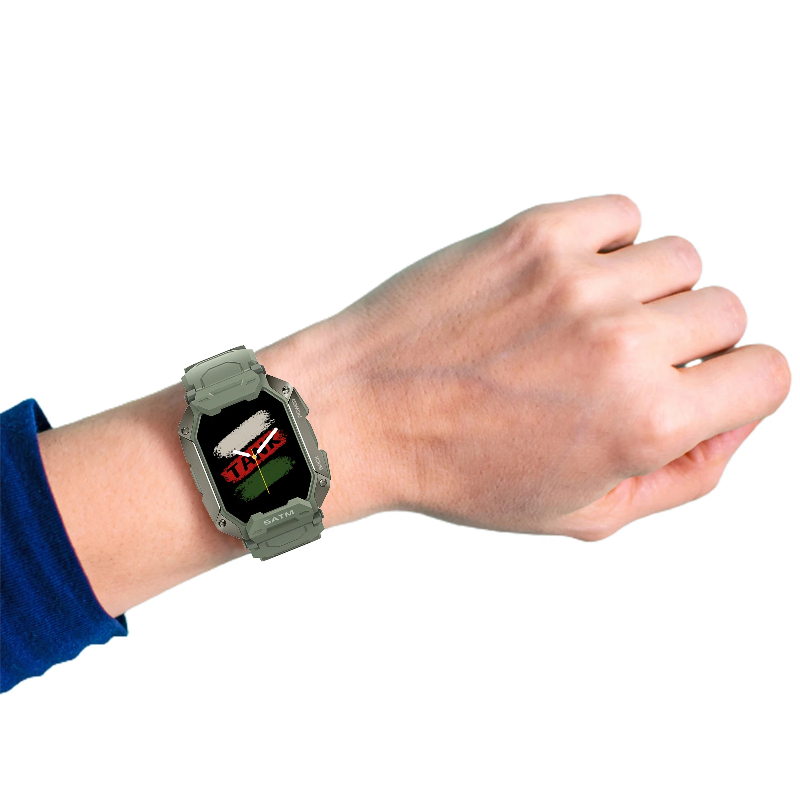 

2022 New Smartwatch KOSPET TANK M1 Rugged Outdoor Smart Watch Message Alert 5ATM IP69K Waterproof Wireless Smartwatch For Men