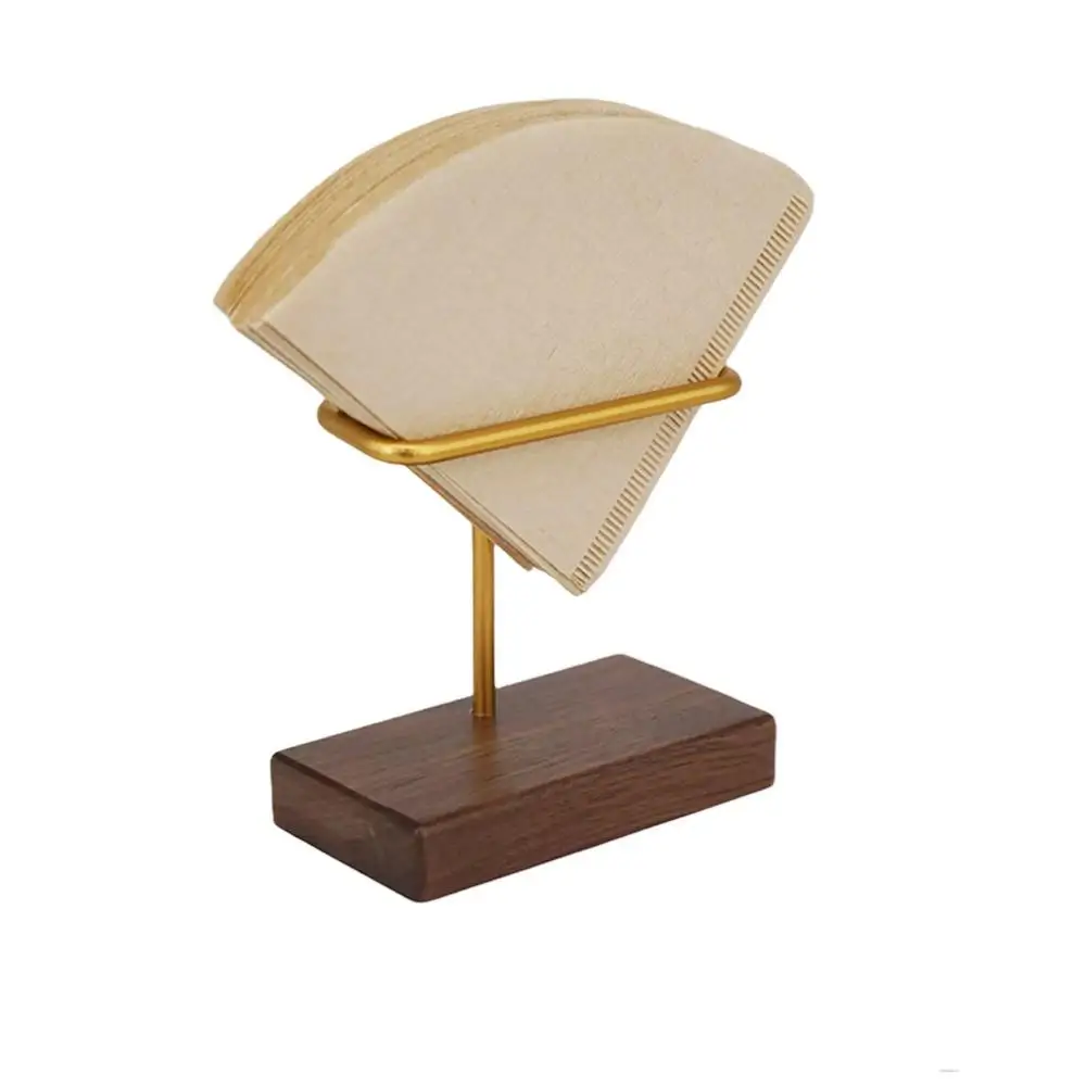 

Wooden V60 Filter Paper Shelf Filter Paper Storage Holder Coffee Tools Barista Coffee Accessories